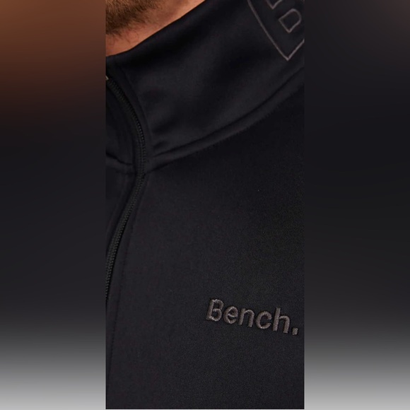Bench Men's Zip Up Fleece Jacket Size Small - Picture 2 of 8
